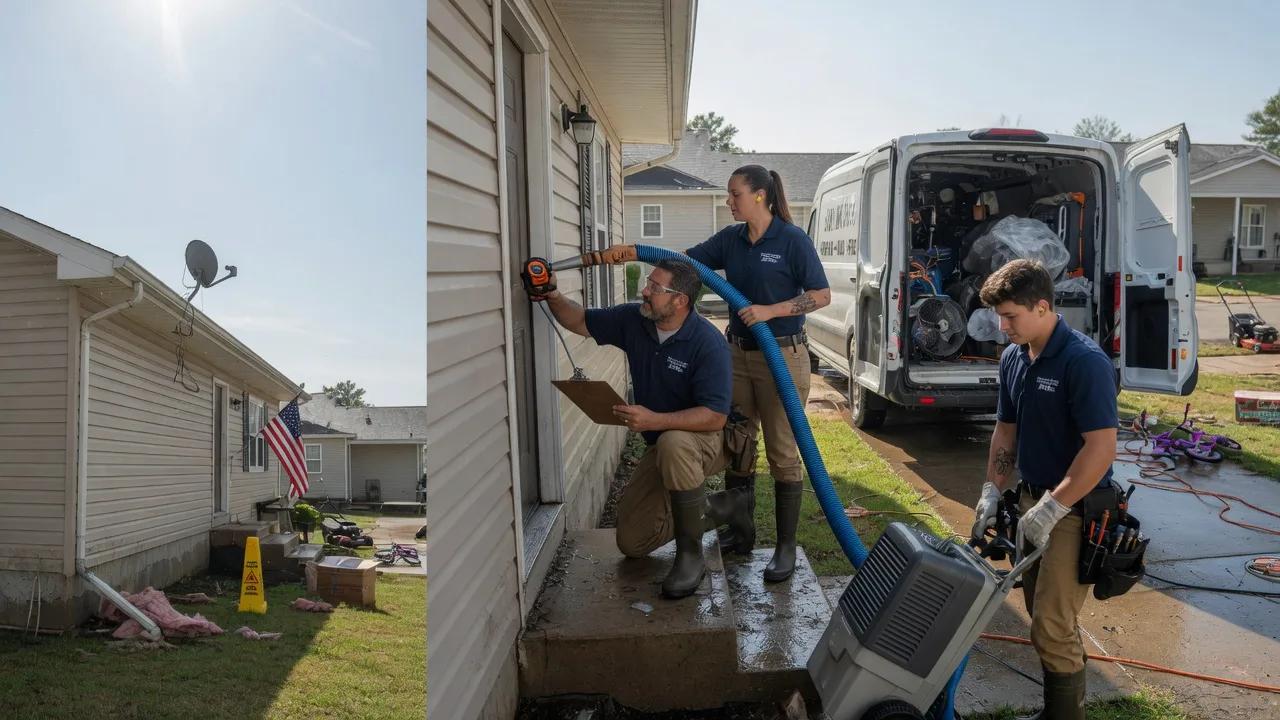 Ceiling Water Damage Restoration in Saegertown, PA near me